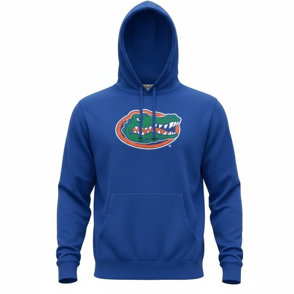 Colosseum Athletics XL University of Florida Gators Blue Hooded Sweatshirt NWT